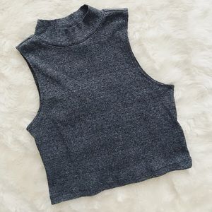 High Neck Crop Top